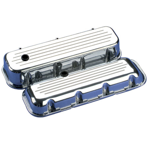 Billet Specialties 96120 Ball Milled Tall Valve Cover for Big Block Chevy 